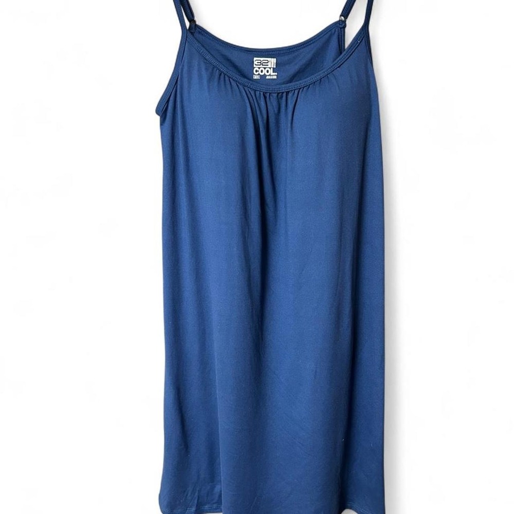 32 Degrees Cooling Blue Tank Dress